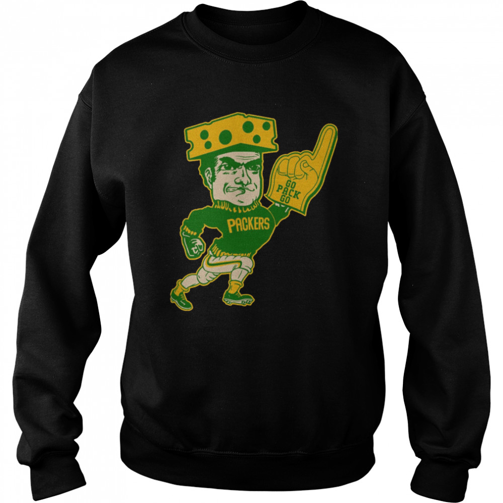 Retro Style Green Bay Packers Fan Go Pack Go shirt Unisex Sweatshirt