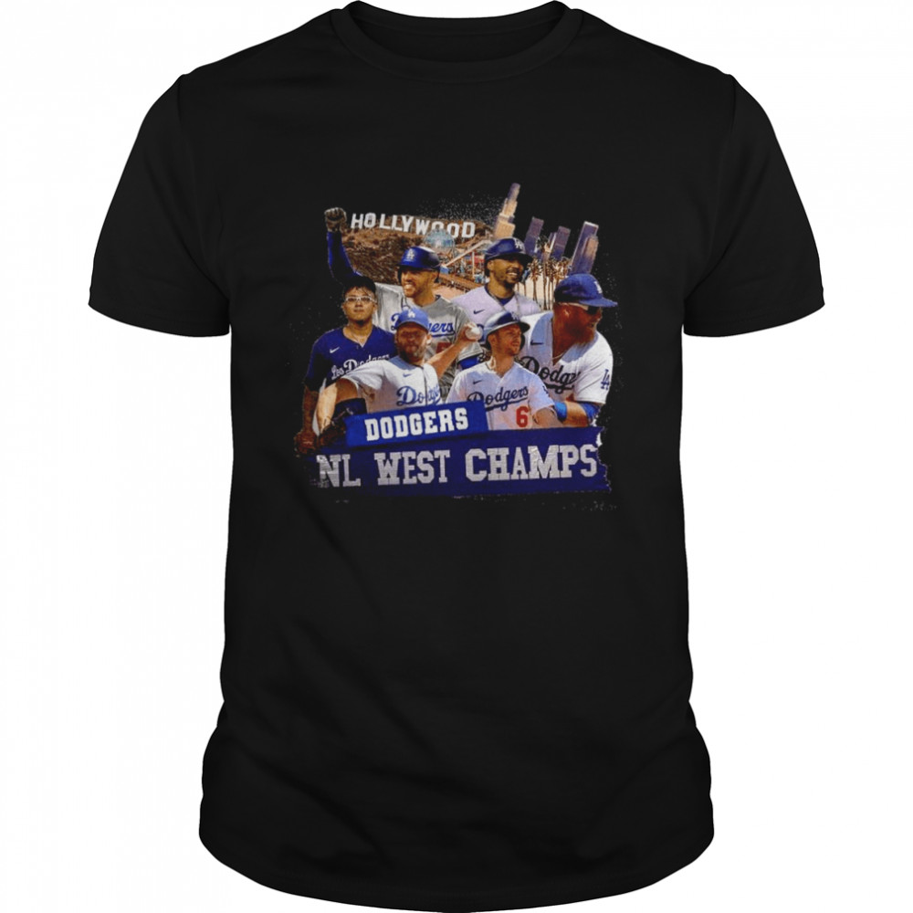 Los Angeles Dodgers 2022 Hollywood NL west Champ shirt
