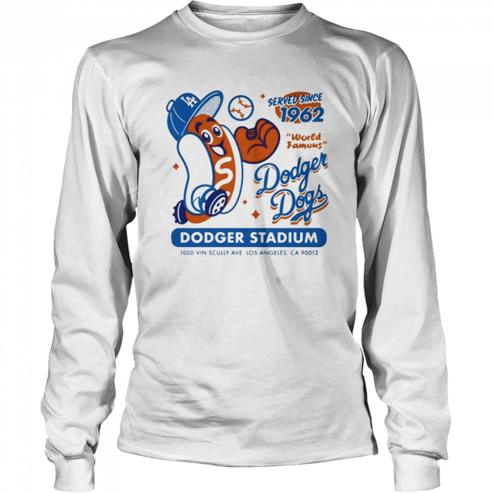 Served since 1962 world famous dodger dogs dodger stadium Tee shirt,  hoodie, sweater and long sleeve