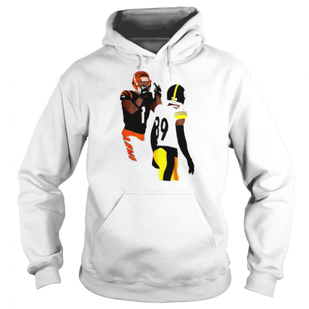 Ja'Marr Chase Fuck Minkah Fitzpatrick T Shirt Orange - Snowshirt