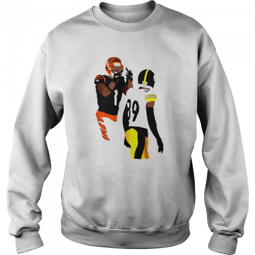 Ja'Marr Chase Fuck Minkah Fitzpatrick T Shirt Orange - Snowshirt