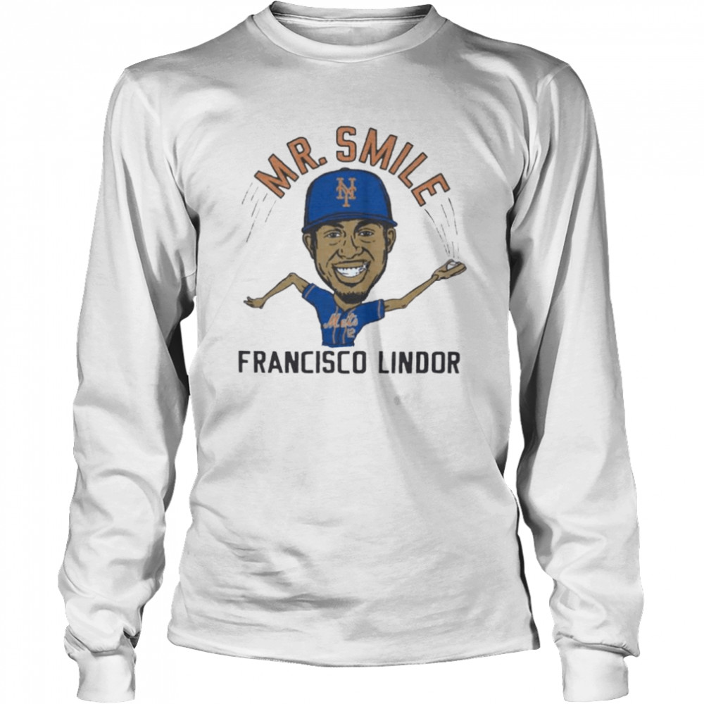 Mr. Smile Francisco Lindor T-shirt (LADIES)