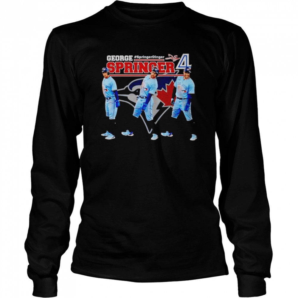 George Springer Dinger Toronto Blue 2023 Shirt, hoodie, longsleeve,  sweatshirt, v-neck tee