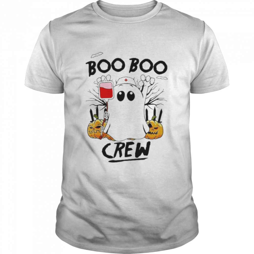 Halloween nurse boo boo crew vintage shirt