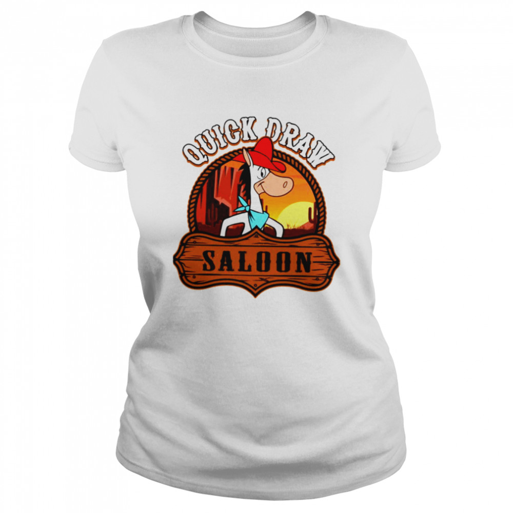 Horse Hanna Barbera Draw Saloon shirt - T Shirt Classic