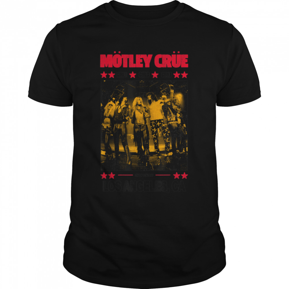Mötley Crüe - Live in LA Girls Girls Girls T- B09ZQ6783S Classic Men's T-shirt