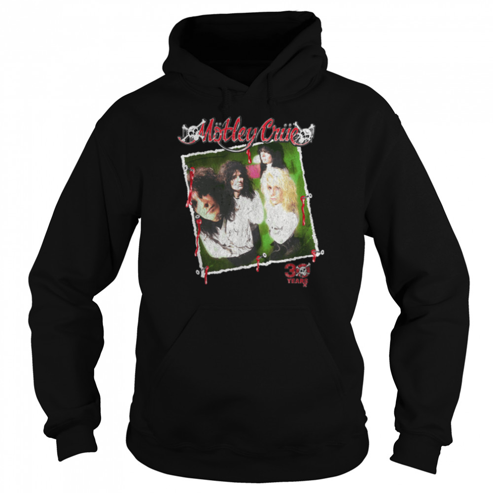 Mötley Crüe – Retro Vintage 30 Years Dr. Feelgood Photo T- B09MV7NNWG Unisex Hoodie
