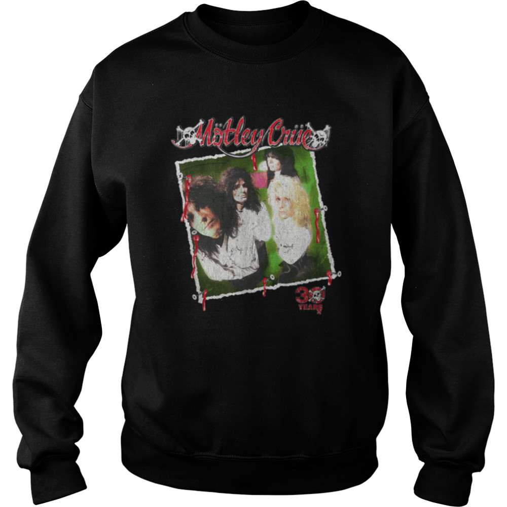 Mötley Crüe – Retro Vintage 30 Years Dr. Feelgood Photo T- B09MV7NNWG Unisex Sweatshirt