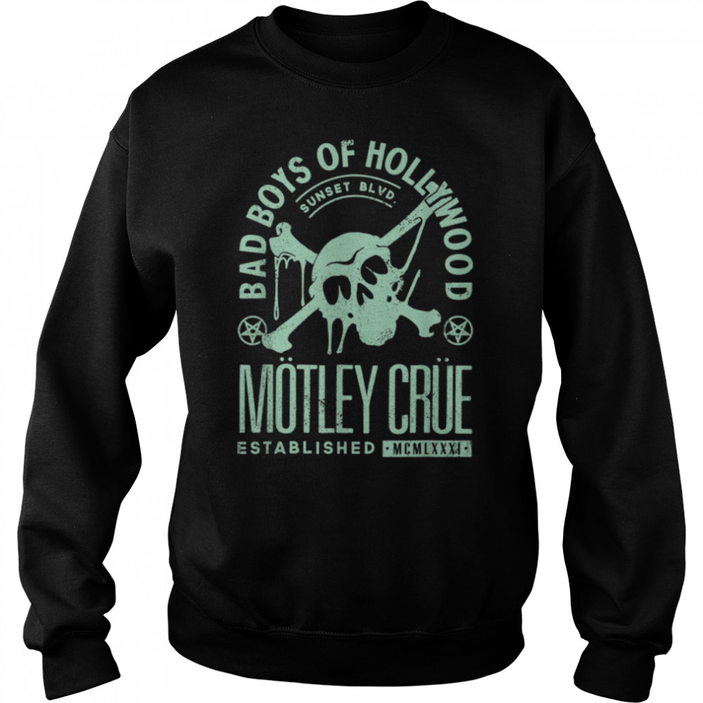 Mötley Crüe – Sunset Blvd Skull T- B09MVCYMM2 Unisex Sweatshirt