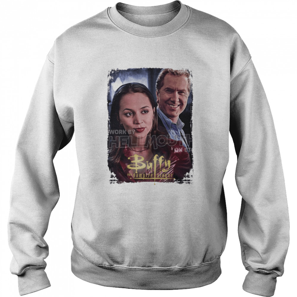 Buffy The Vampire Slayer Faith And The Mayor Eliza Dushku Halloween shirt Unisex Sweatshirt