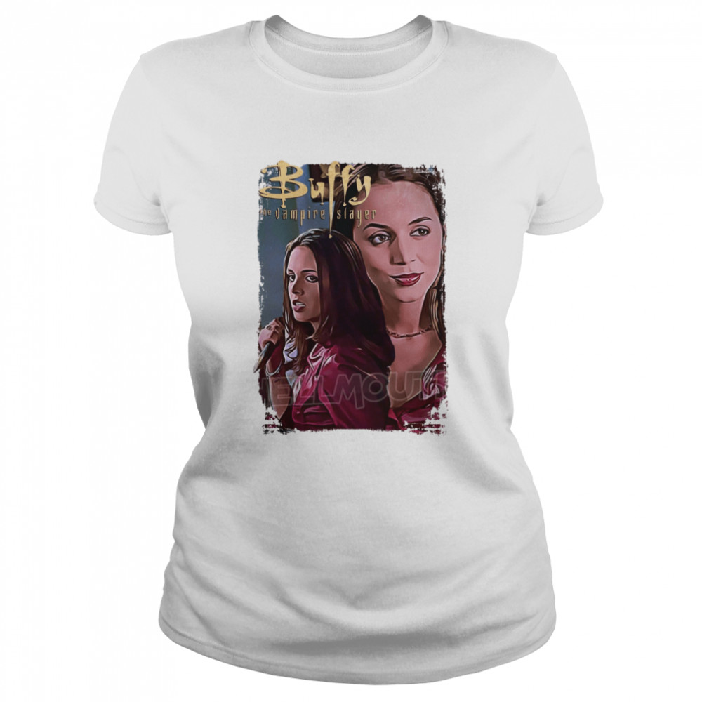 Buffy The Vampire Slayer Faith Eliza Dushku Custom Halloween shirt Classic Women's T-shirt