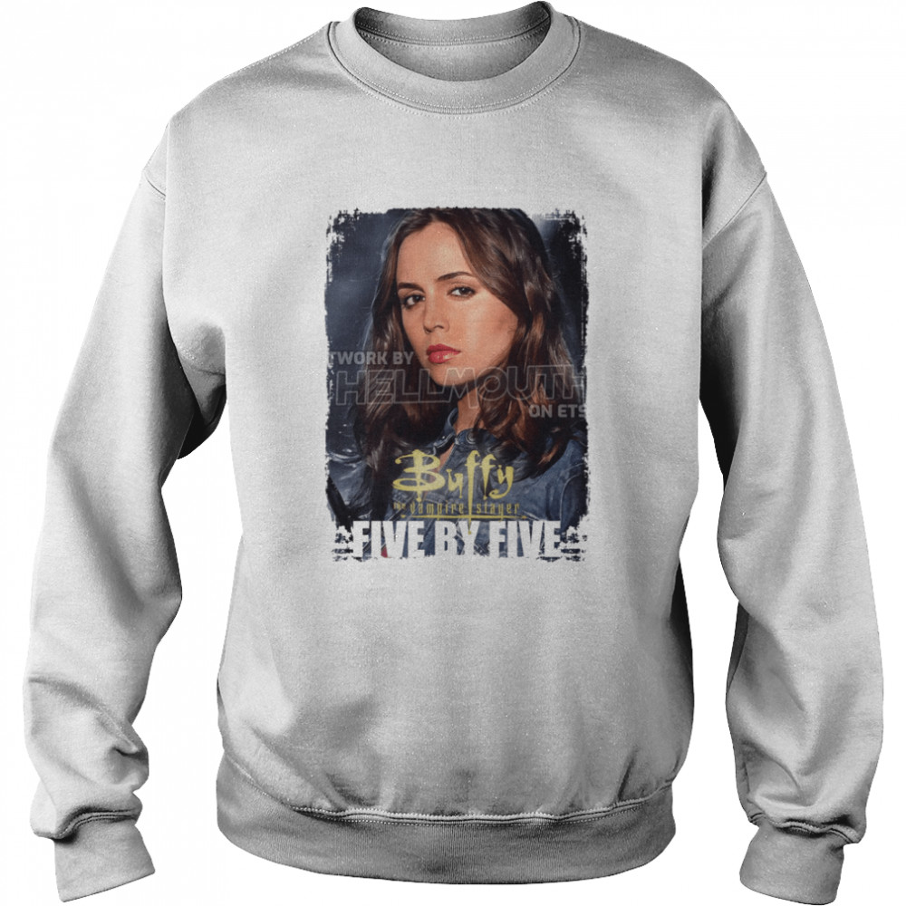 Buffy The Vampire Slayer Faith Five By Five Halloween shirt Unisex Sweatshirt