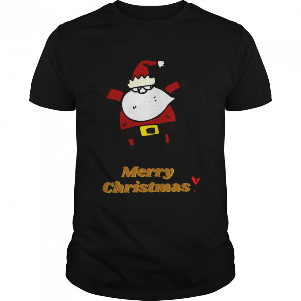 Happy Santa Christmas Design Xmas shirt