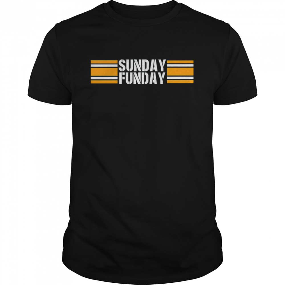 Sunday Day Fun Day Football Pittsburgh Steel City Sports Retro shirt