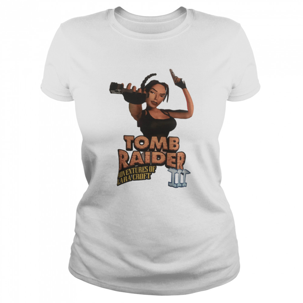 Tomb Raider 3 Adventures Of Lara Croft Halloween shirt Classic Women's T-shirt