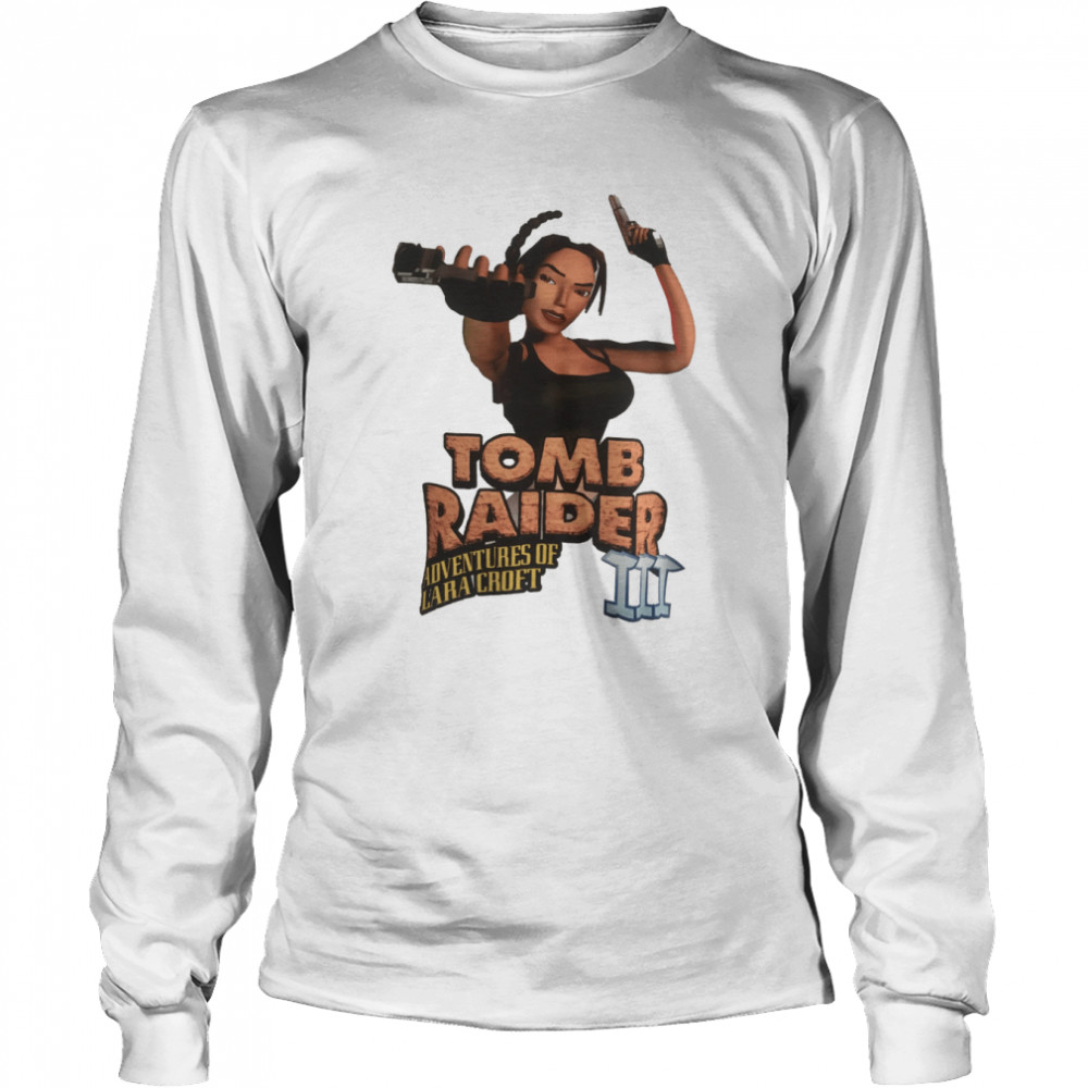 Tomb Raider 3 Adventures Of Lara Croft Halloween shirt Long Sleeved T-shirt