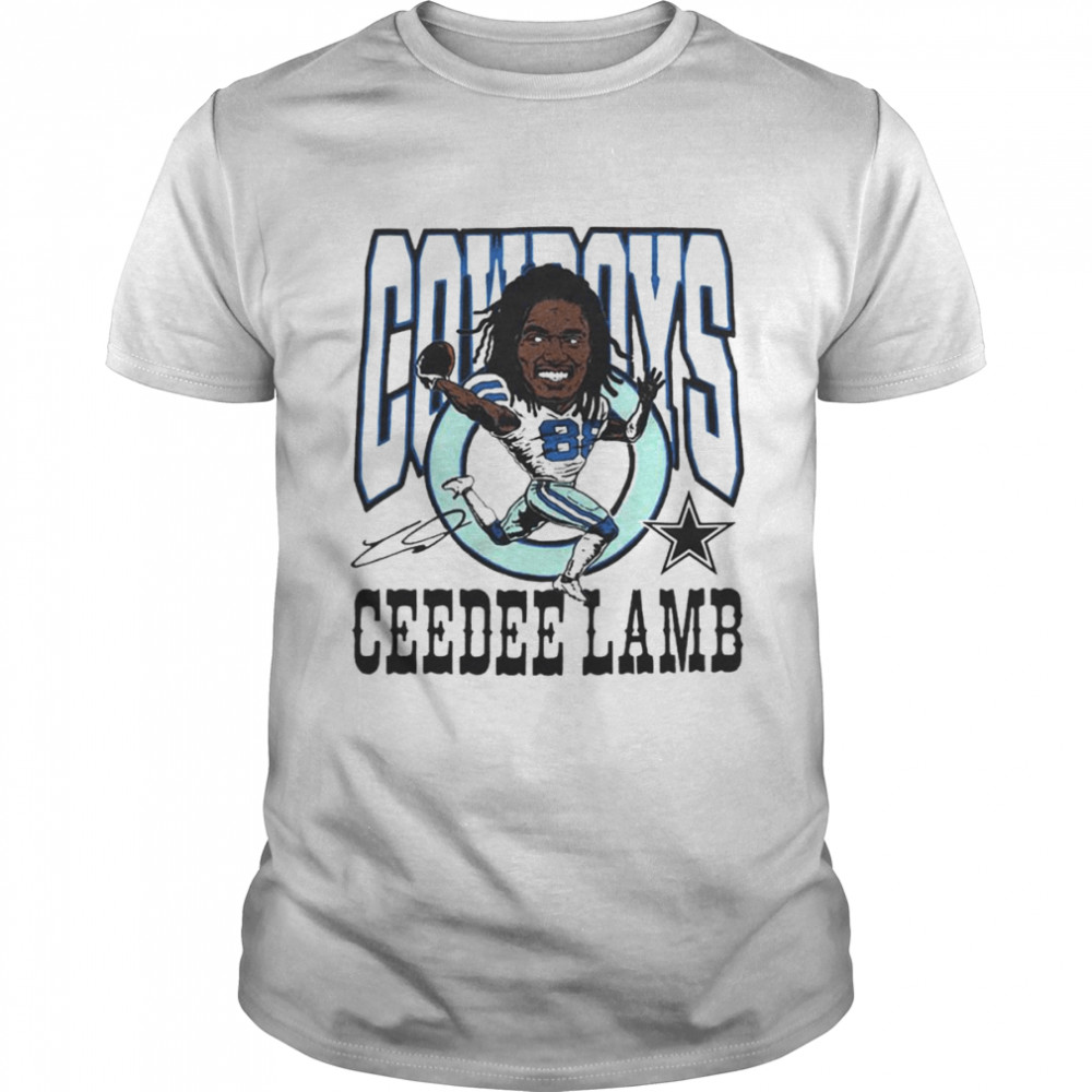 Dallas Cowboys CeeDee Lamb Signature Shirt - Teespix - Store