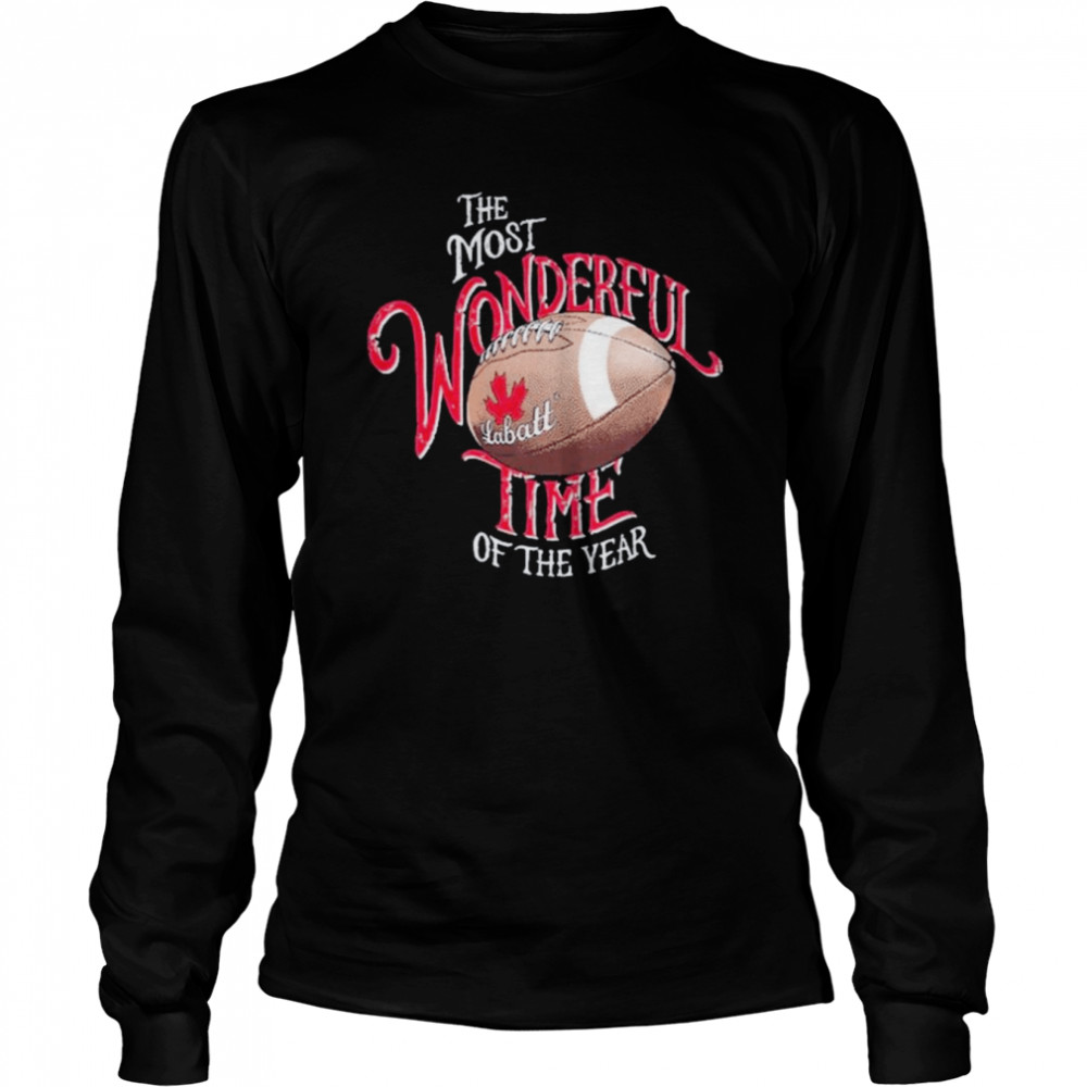 Labatt The most wonderful time of the year shirt Long Sleeved T-shirt
