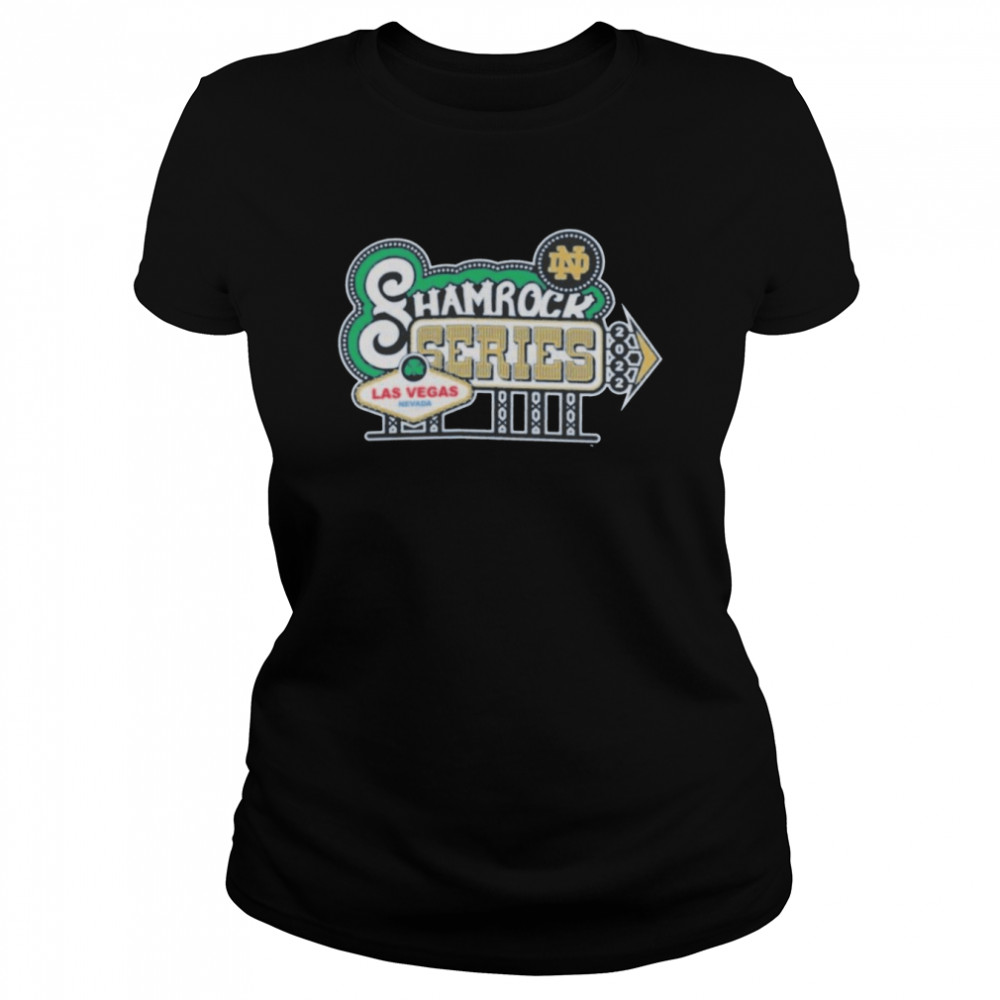 Notre Dame Fighting Irish 2022 All Day Shamrock Series shirt Classic Women's T-shirt