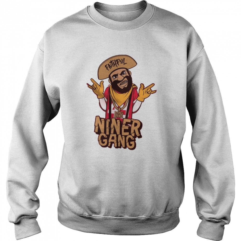 Faithful Niner Gang Tee Bang Bang Niner Gang San Francisco Unisex