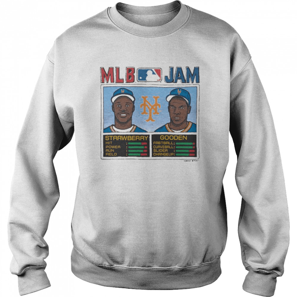 MLB Jam New York Mets Strawberry And Gooden shirt, hoodie, sweater