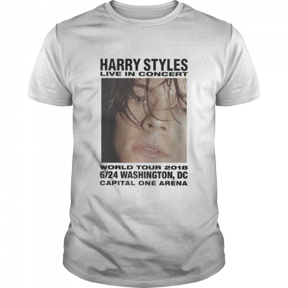 Live In Concert World Tour 2018 Washington Capital One A Rena Harry Concert shirt