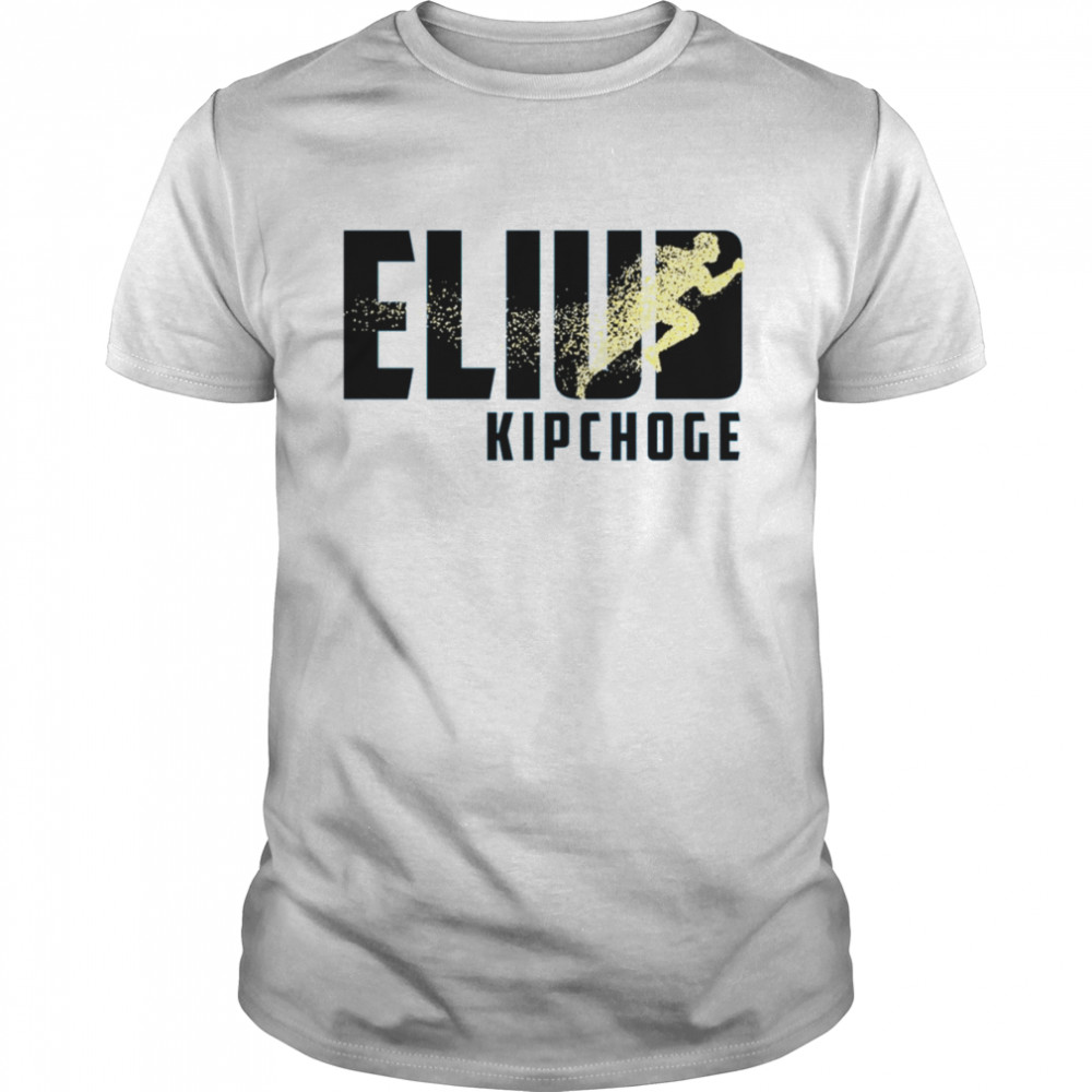 Logo Text Art Marathon Eliud Kipchoge shirt