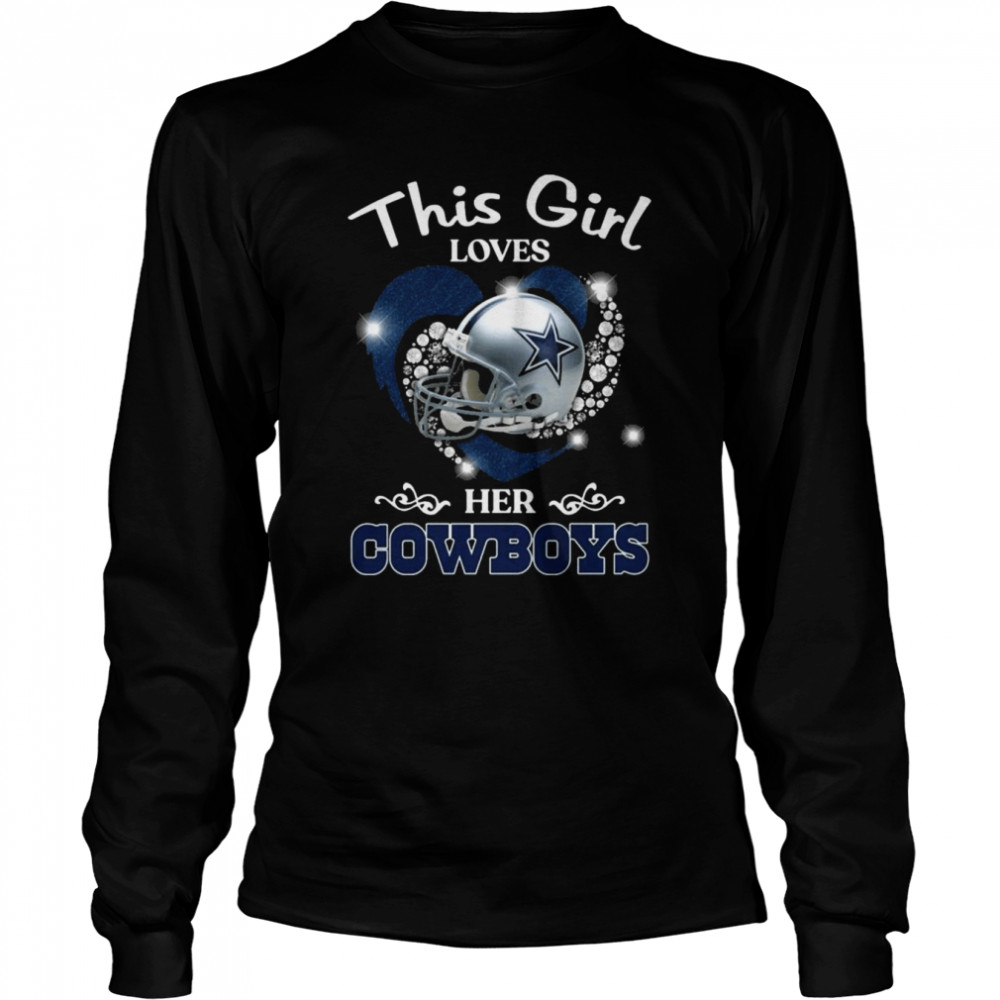 This Girl loves her Dallas Cowboys helmet shirt T Shirt Classic