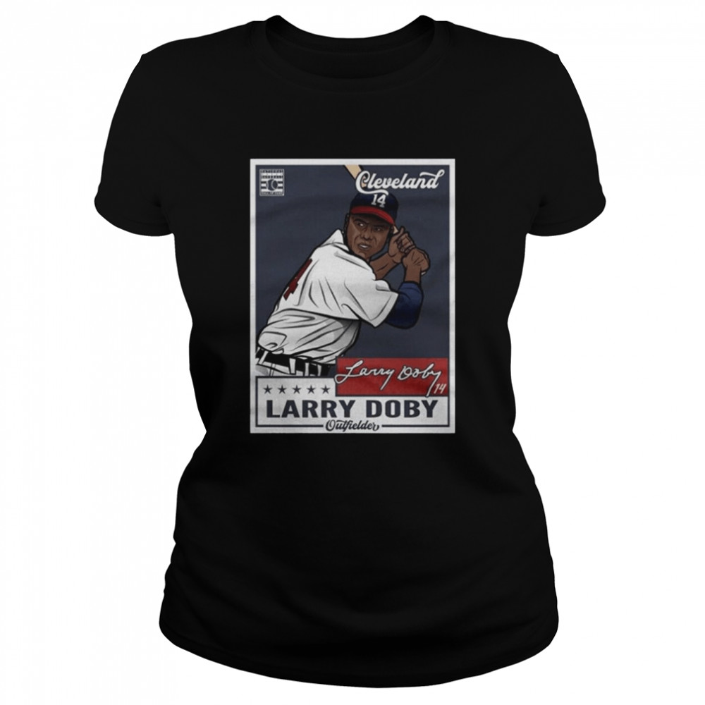 Larry Doby In Cleveland Guardians T-shirt