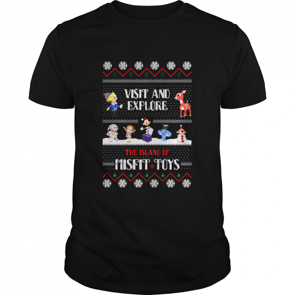 Feed on dilute disconnected The Island Of Misfit Toys Rudolph Ugly Christmas Rudolph The Red-Nosed  Reindeer shirt - T Shirt Classic