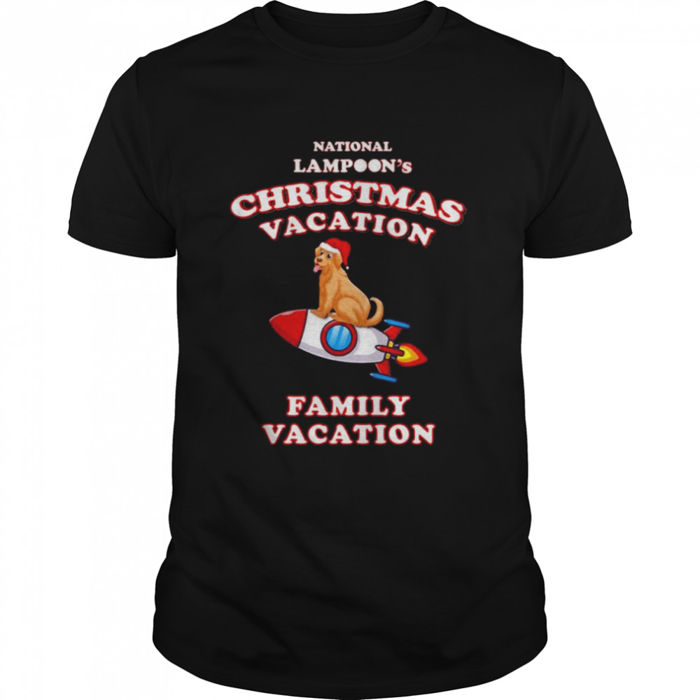 dog and rocket national lampoon’s christmas vacation shirt Classic Men's T-shirt