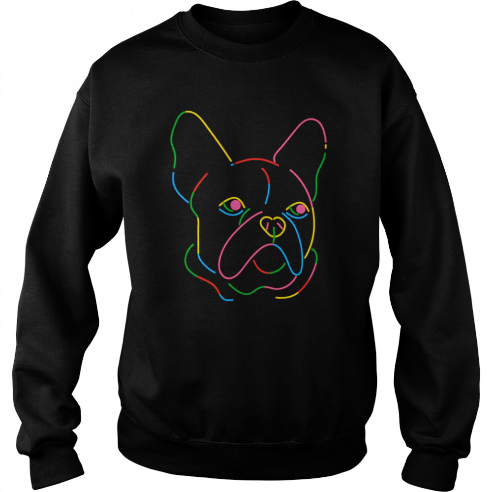 Dog Colorful Line shirt Unisex Sweatshirt