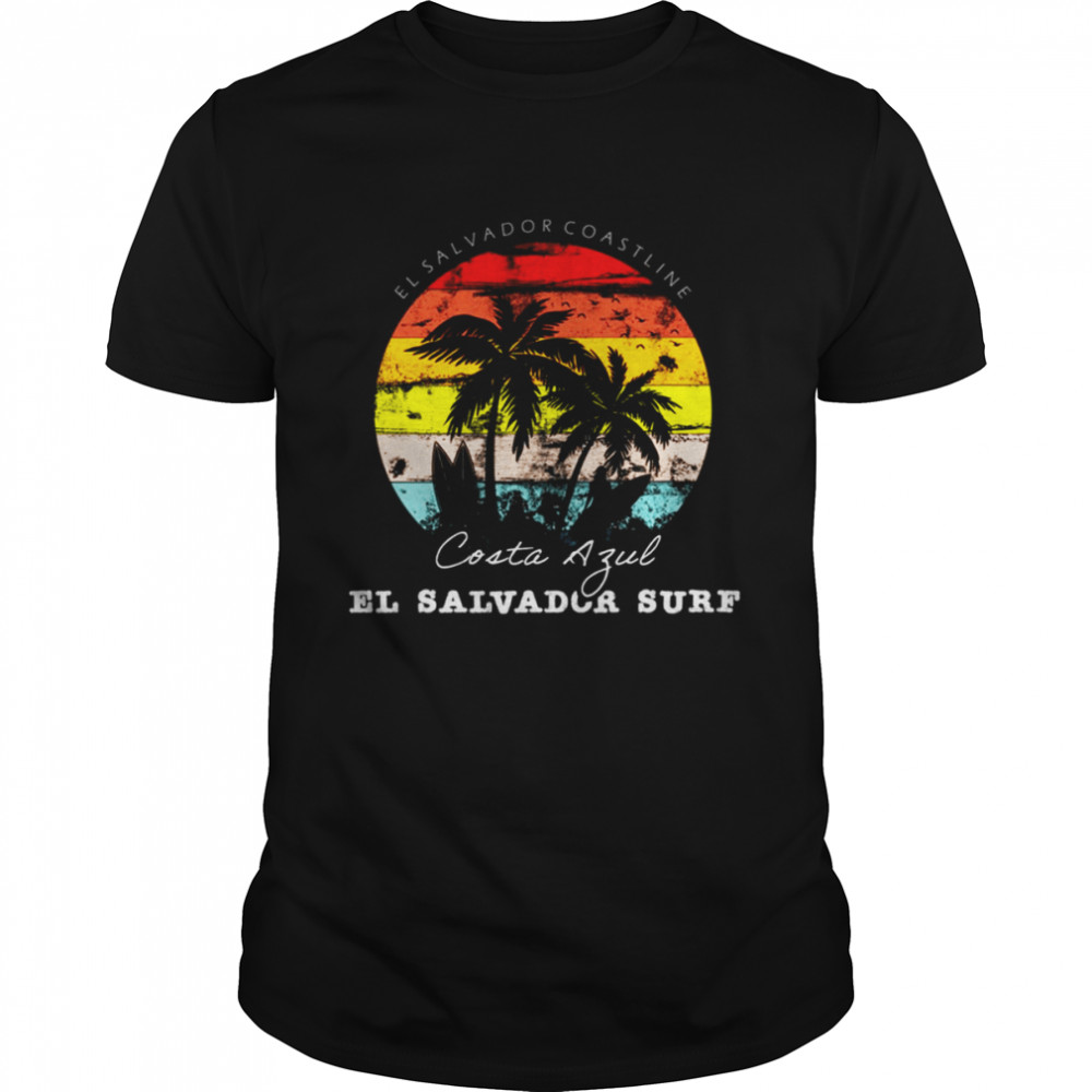 El Salvador Playas Surf City El Sunzal La Libertad Salvadorian shirt Classic Men's T-shirt