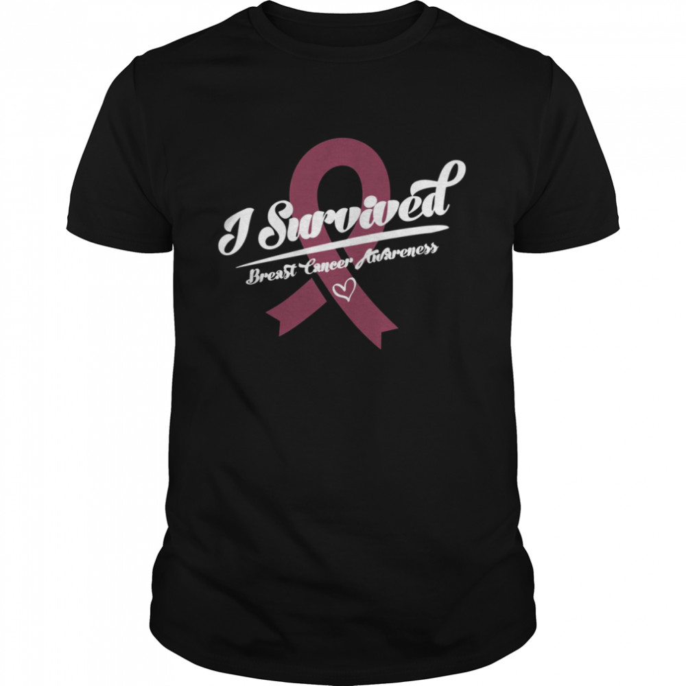 I Am A Survivor Breast Cancer shirt Classic Men's T-shirt