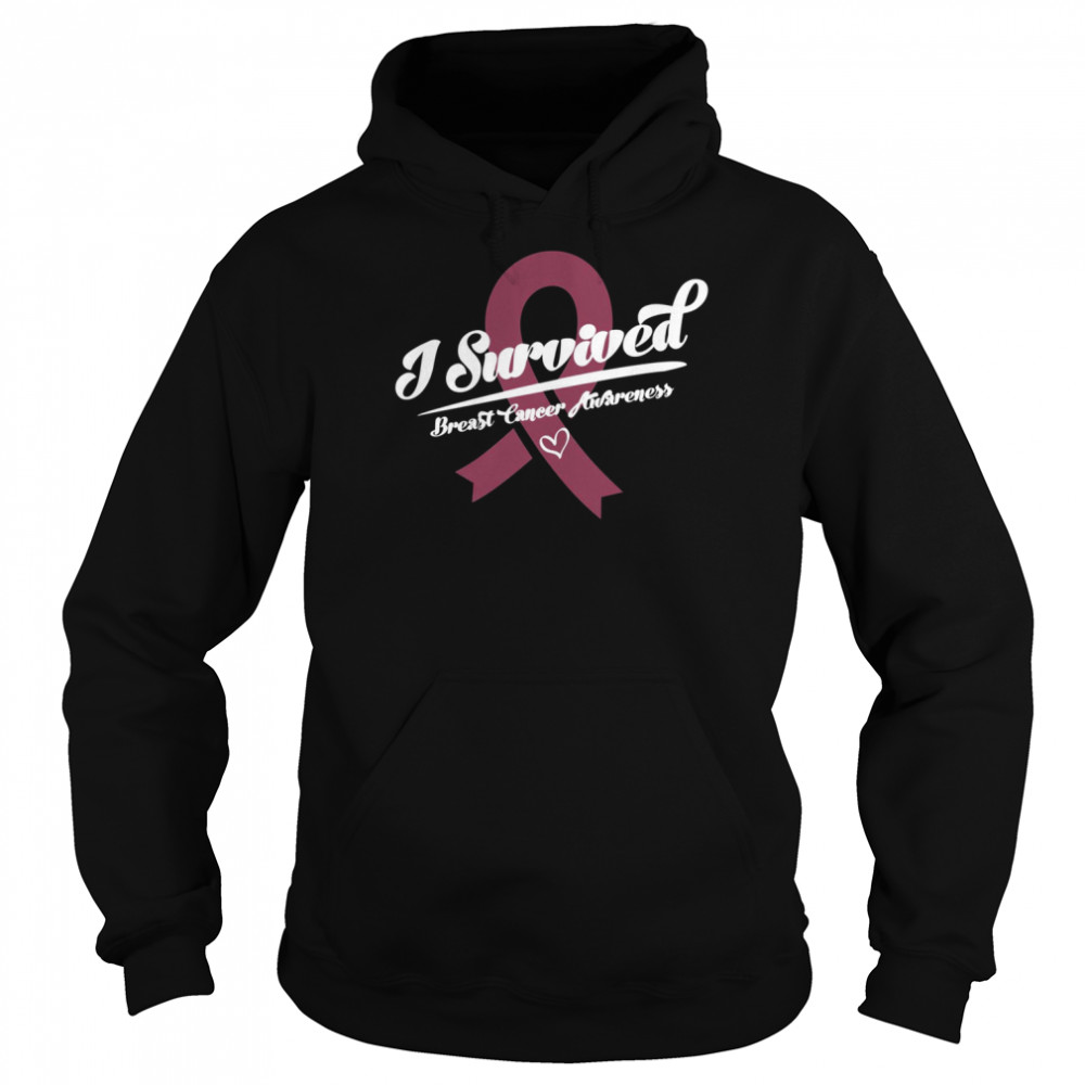 I Am A Survivor Breast Cancer shirt Unisex Hoodie