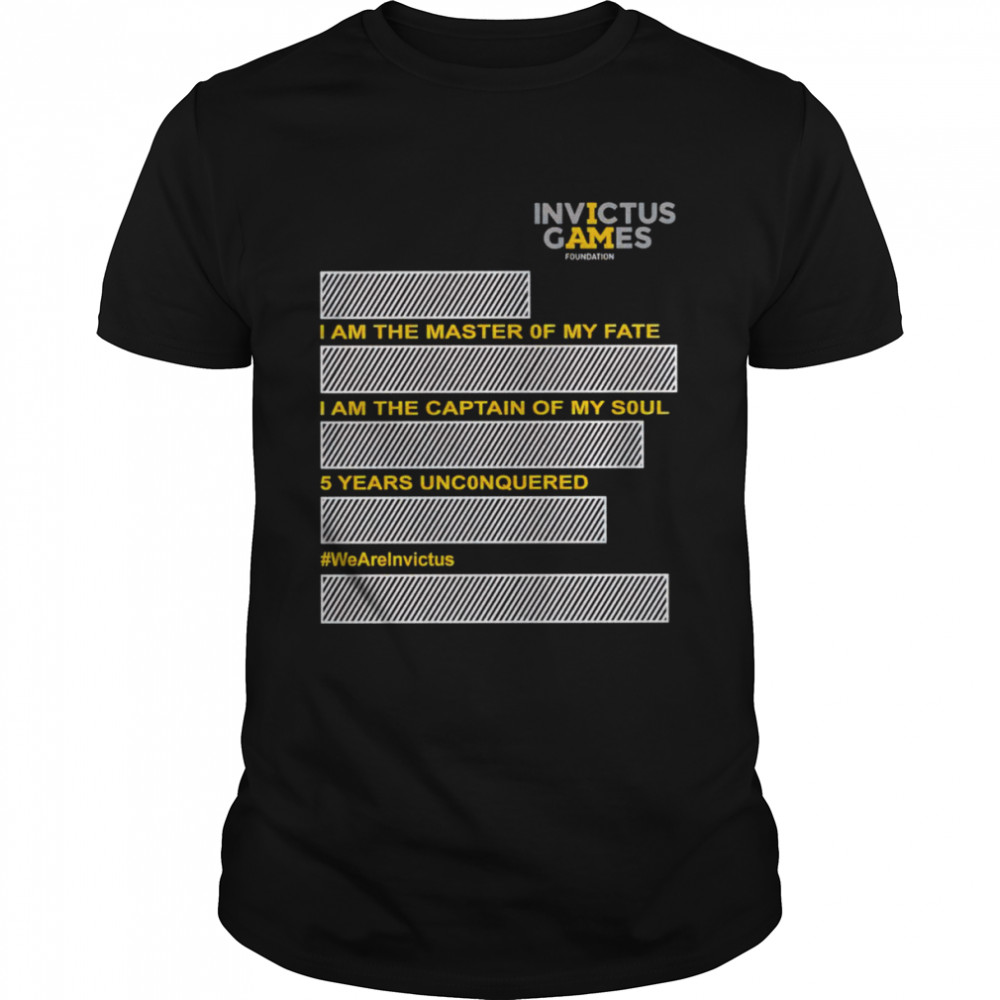 I am invictus games I am the master of my fate shirt Classic Men's T-shirt