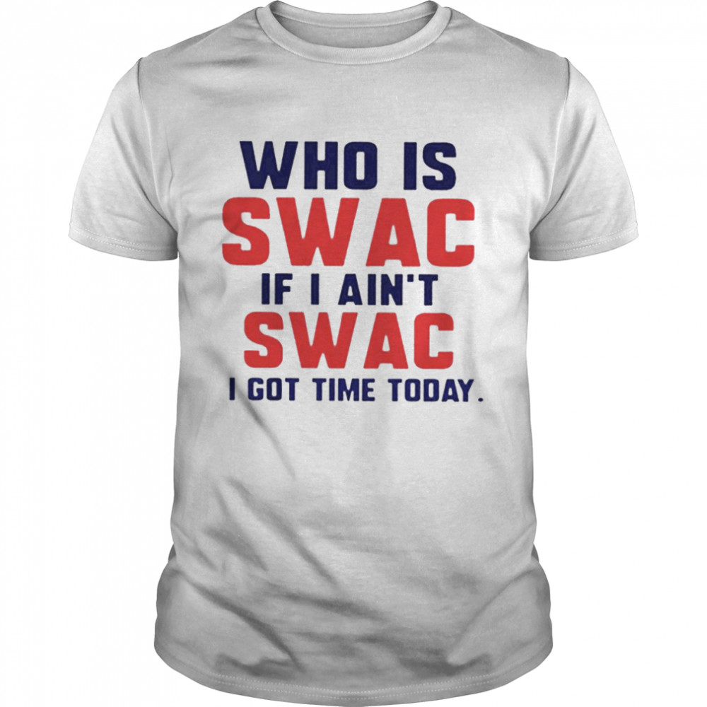 Jackson State Tigers Who Is SWAC Football shirt Classic Men's T-shirt