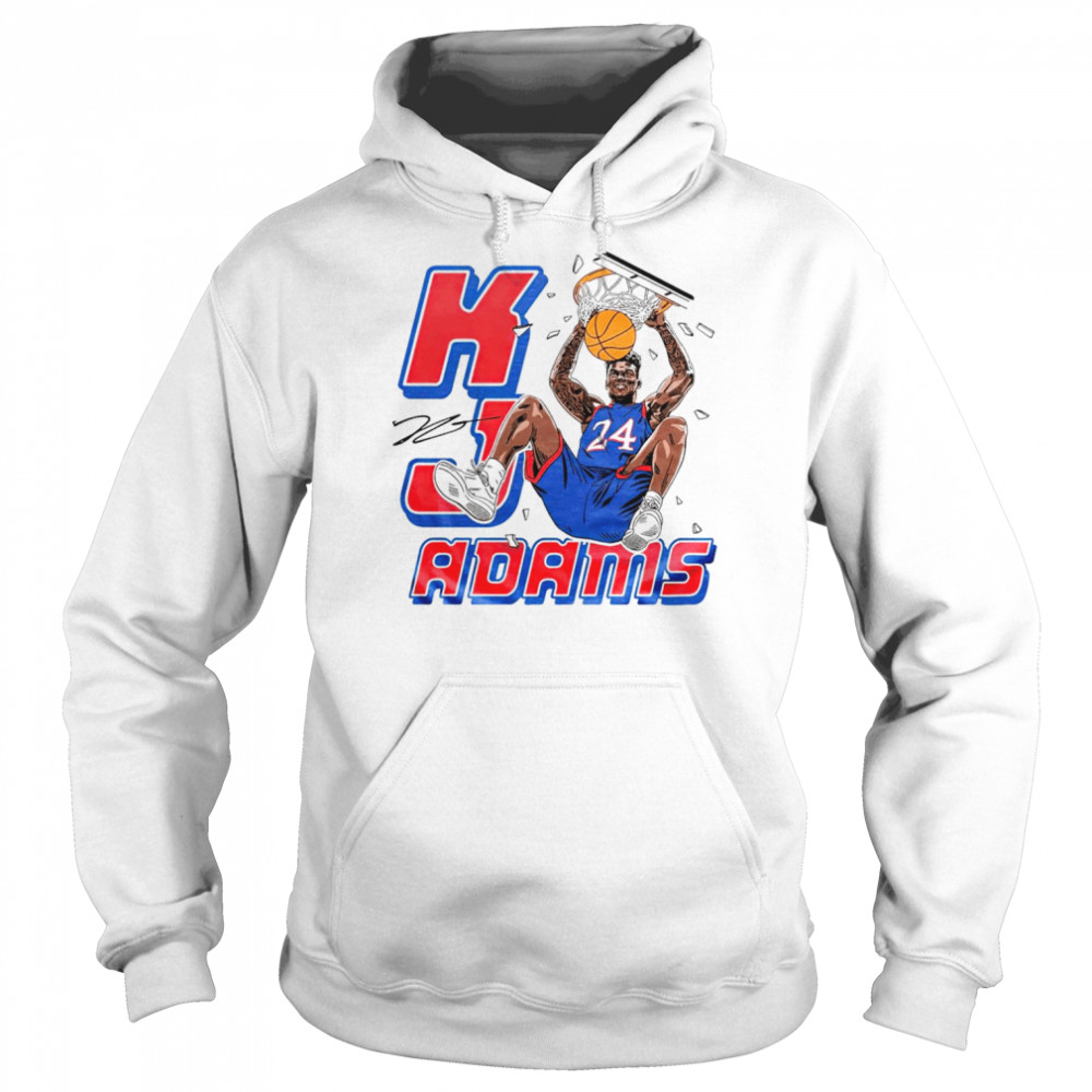 KJ Adams Kansas Jayhawks signature shirt Unisex Hoodie