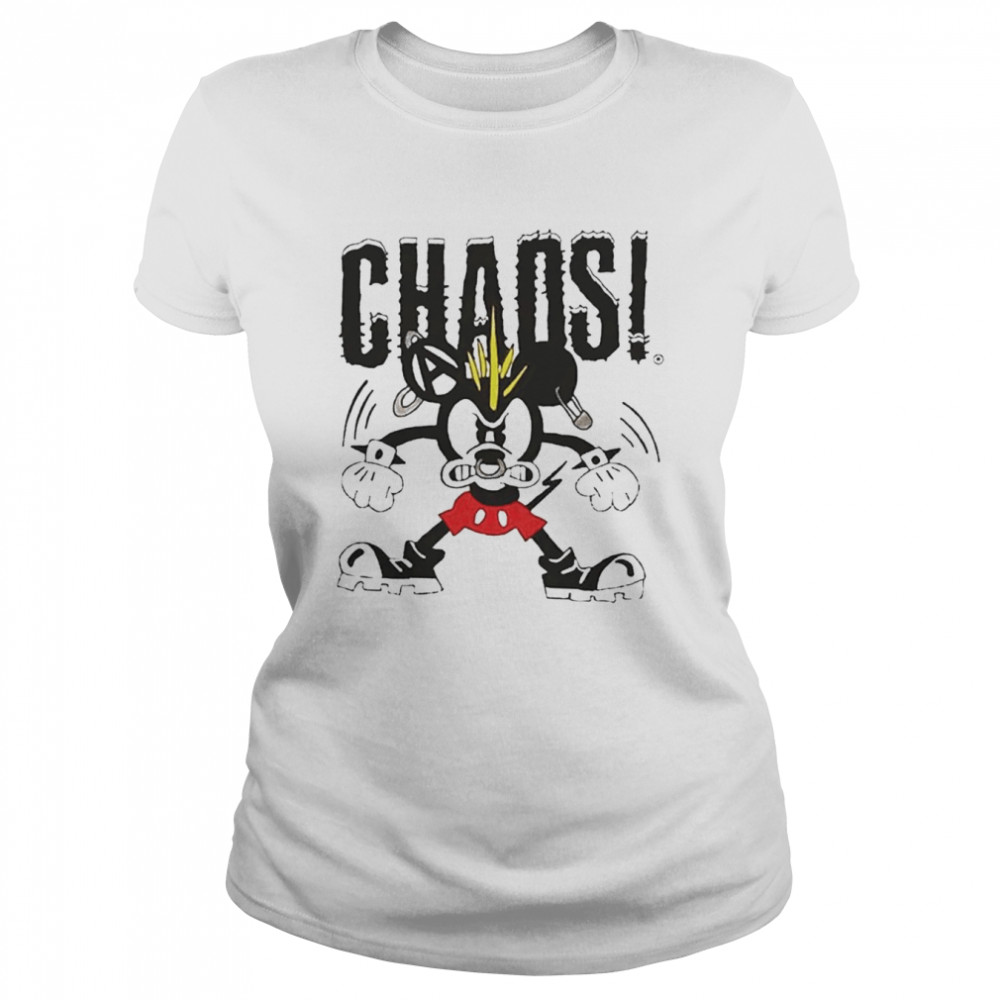 Mickey mouse chaos shirt Classic Women's T-shirt