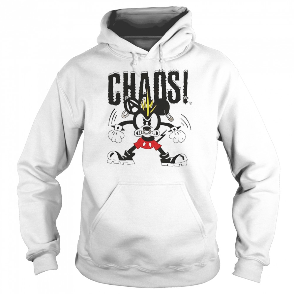 Mickey mouse chaos shirt Unisex Hoodie