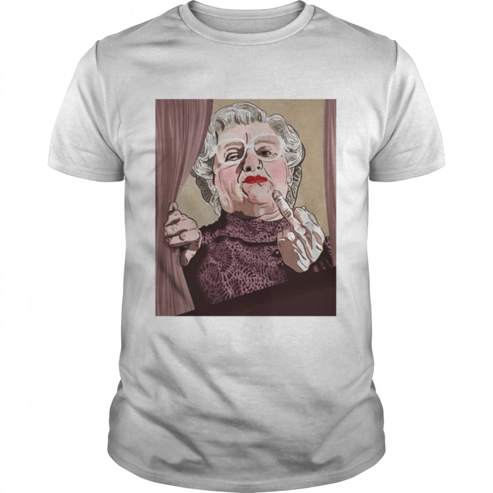 Middle Finger Mrs Doubtfire Art Classic Men's T-shirt