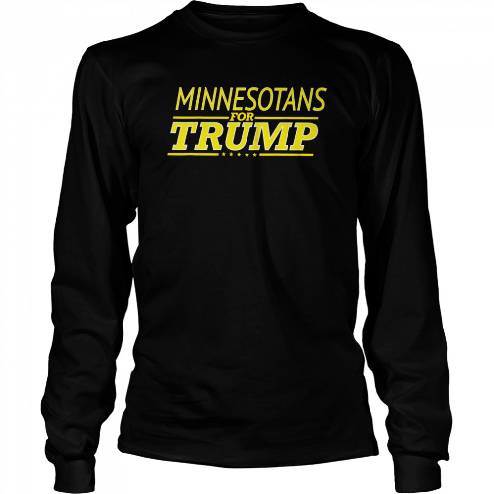 Minnesota For Trump 2024 Second President shirt Long Sleeved T-shirt