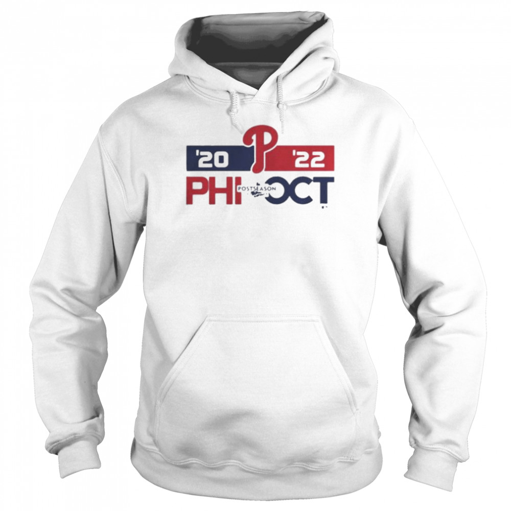 Mlb playoff philadelphia phillies postseason october 2022 shirt Unisex Hoodie