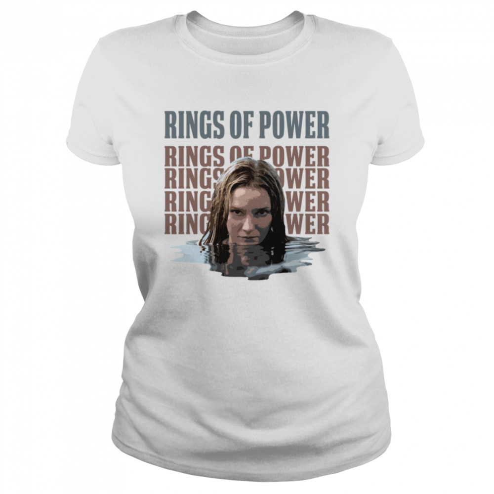 Morfydd Clark Galadriel Rings Of Power In The Water shirt Classic Women's T-shirt