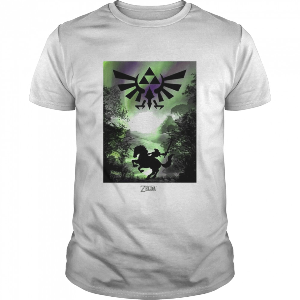 Nintendo Zelda Link Epona Hyrule Aurora Classic Men's T-shirt