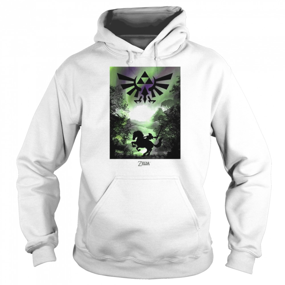 Nintendo Zelda Link Epona Hyrule Aurora Unisex Hoodie