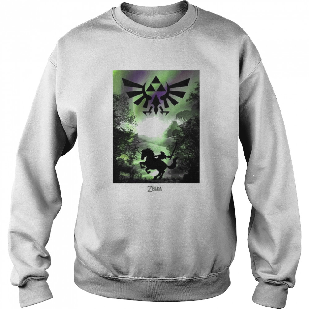 Nintendo Zelda Link Epona Hyrule Aurora Unisex Sweatshirt