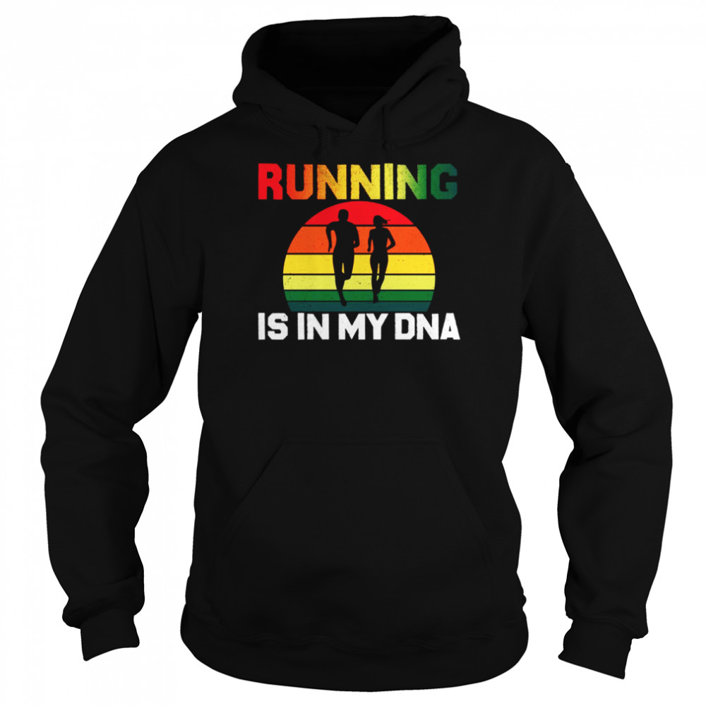 Running Is In My Dna shirt Unisex Hoodie