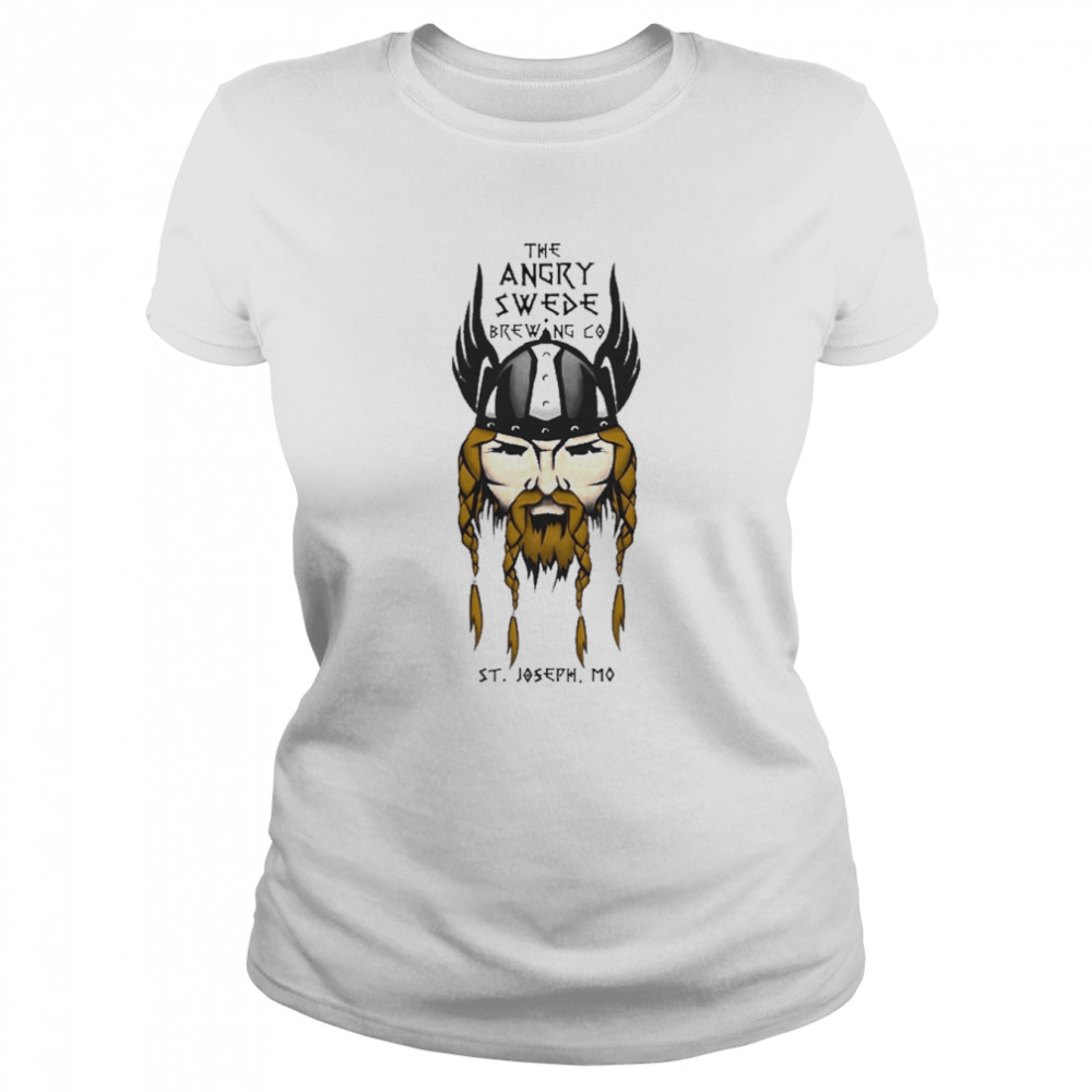 The Angry Swede Brewing Company Viking Logo Classic Women's T-shirt