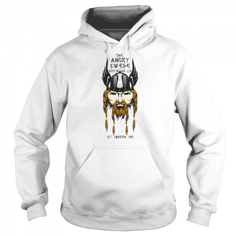 The Angry Swede Brewing Company Viking Logo Unisex Hoodie